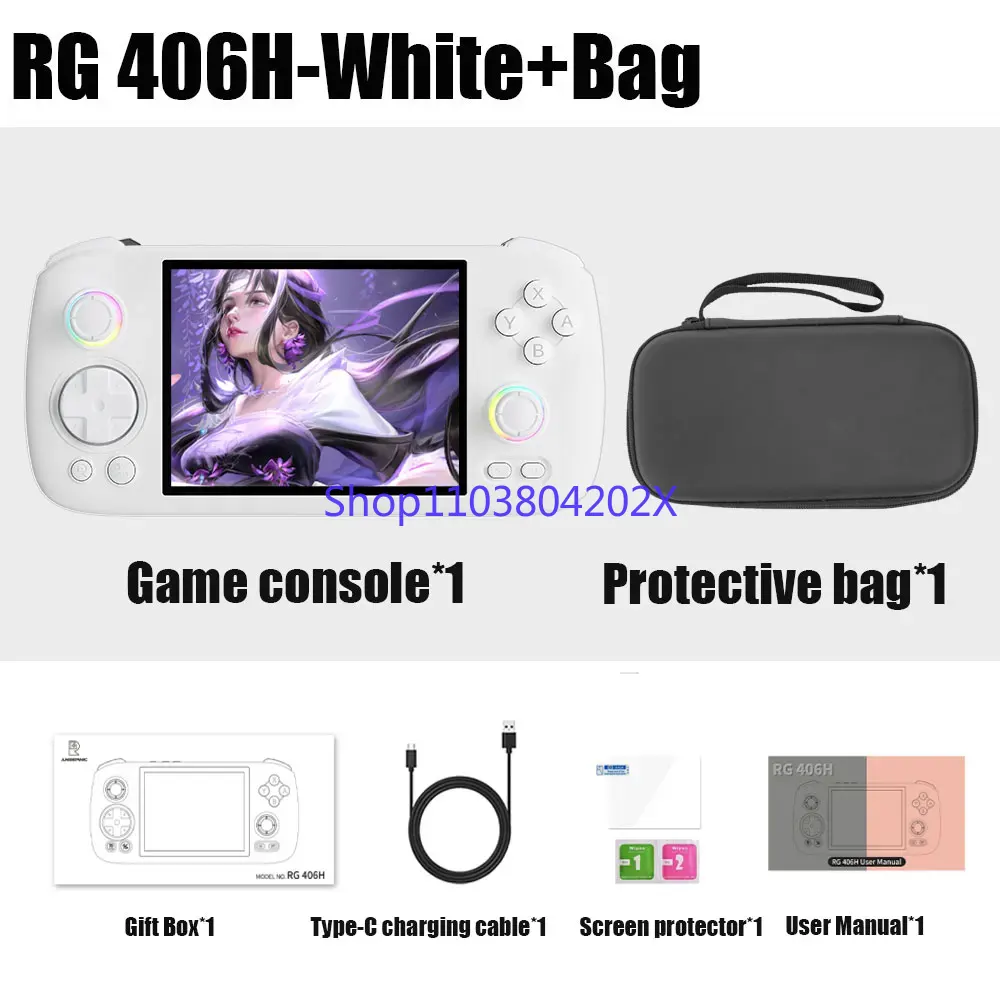 Gaming Console Windows - RG406H RG 406H Handheld Game Console