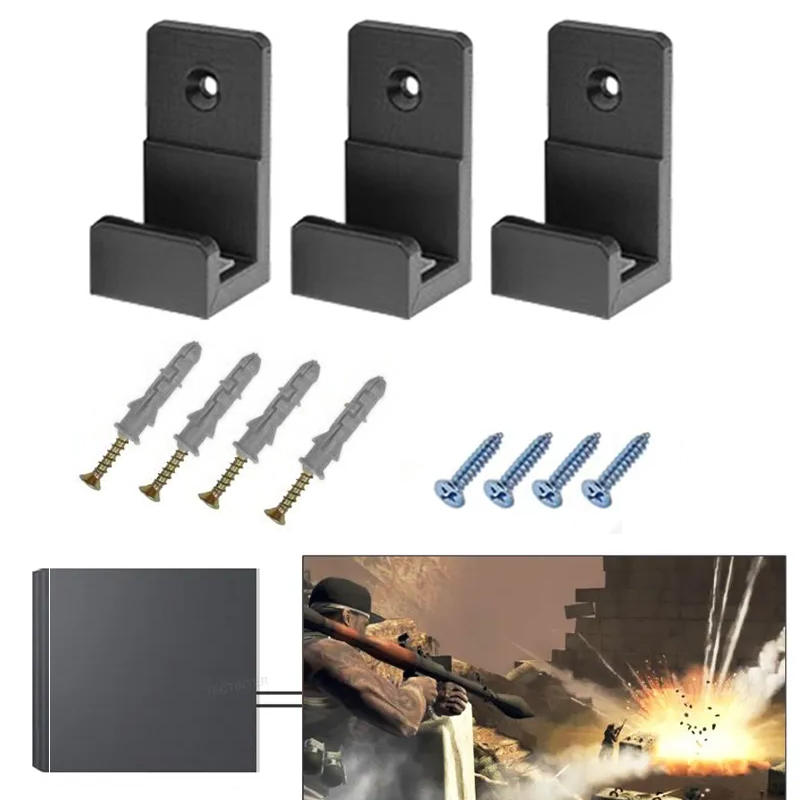 Gaming Console Stand - Wall Mount Holder For PS4 Console