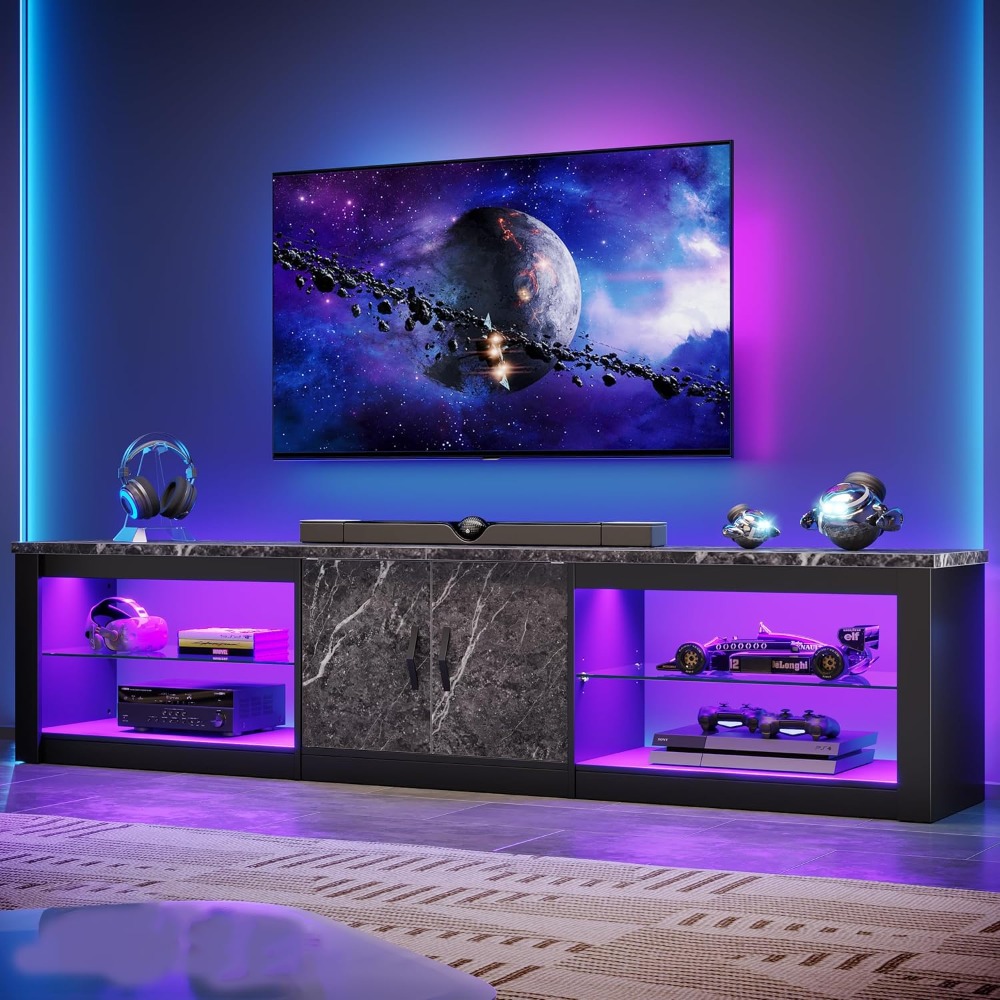 Gaming Console Stand - 80 Inch TV Stand for 75-86