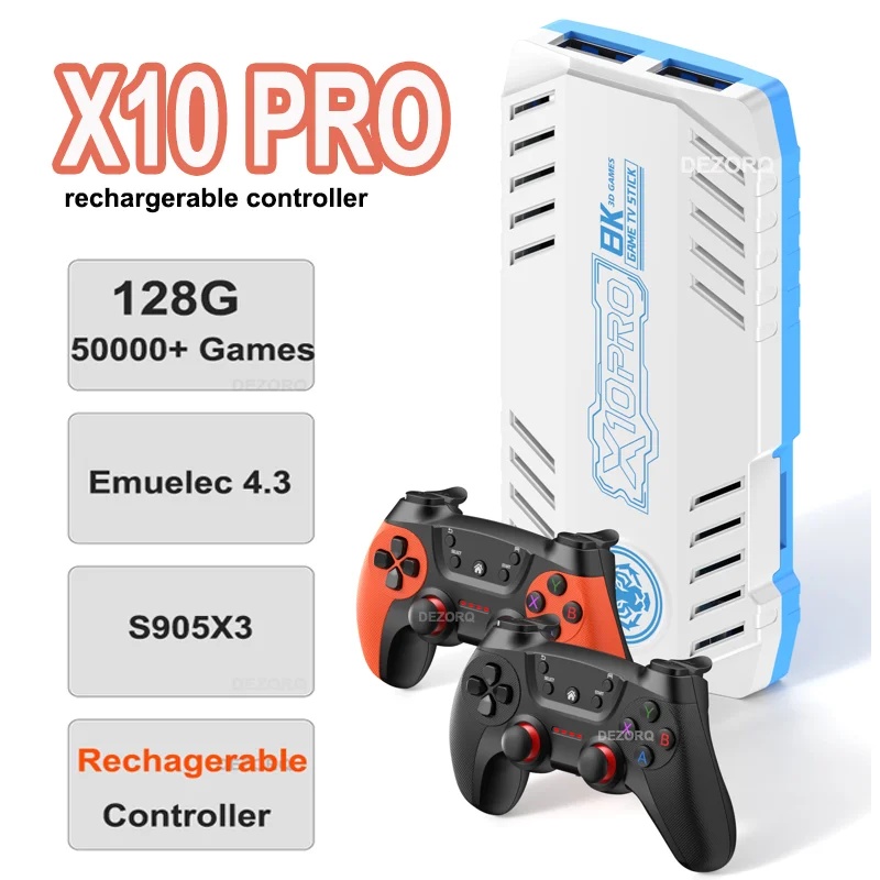 Gaming Console Chinese - 4K X10 Pro Game Stick HD
