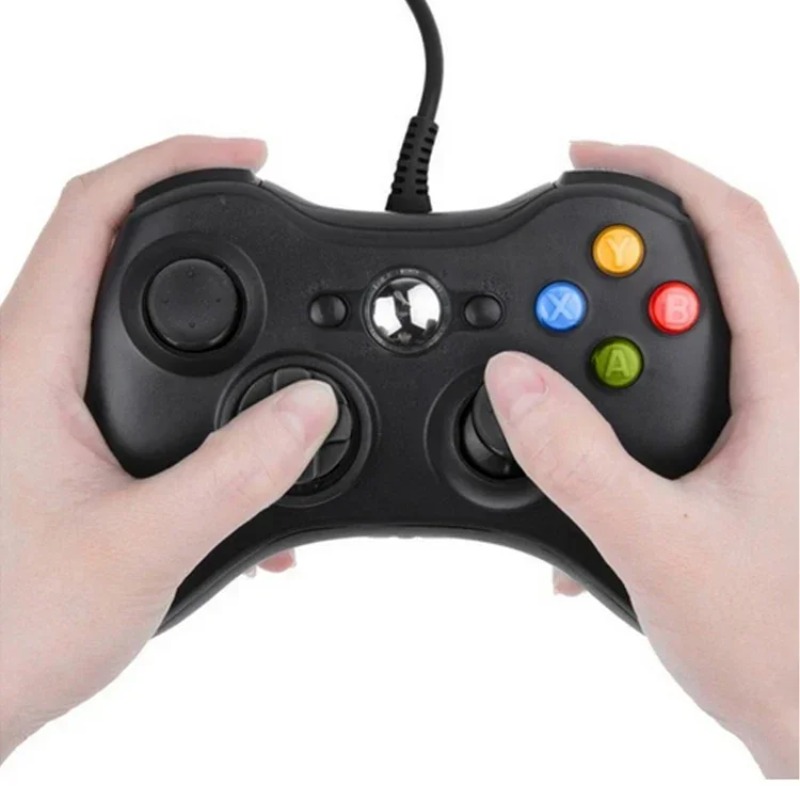 Gaming Console Xbox 360 - Wired Controller USB Cable Gamepads for