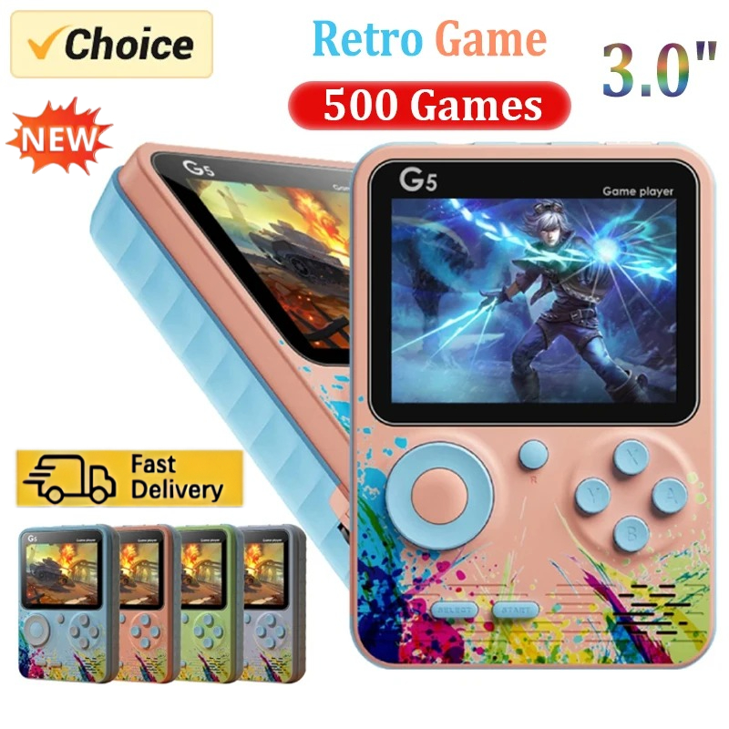 Gaming Console Under 500 - Retro G5 Portable Handheld Game Console