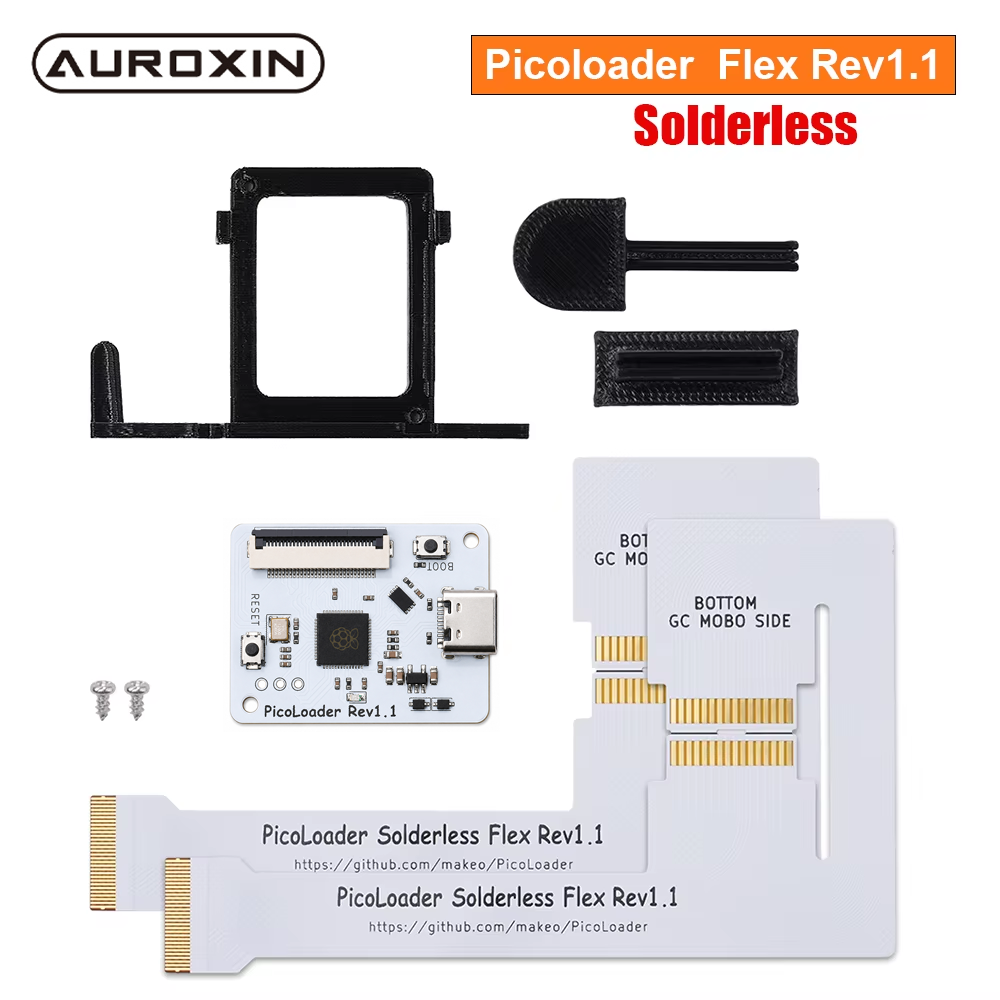 Gaming Console Stand - PicoLoader Flex Rev1.1 Solderless Cable Open