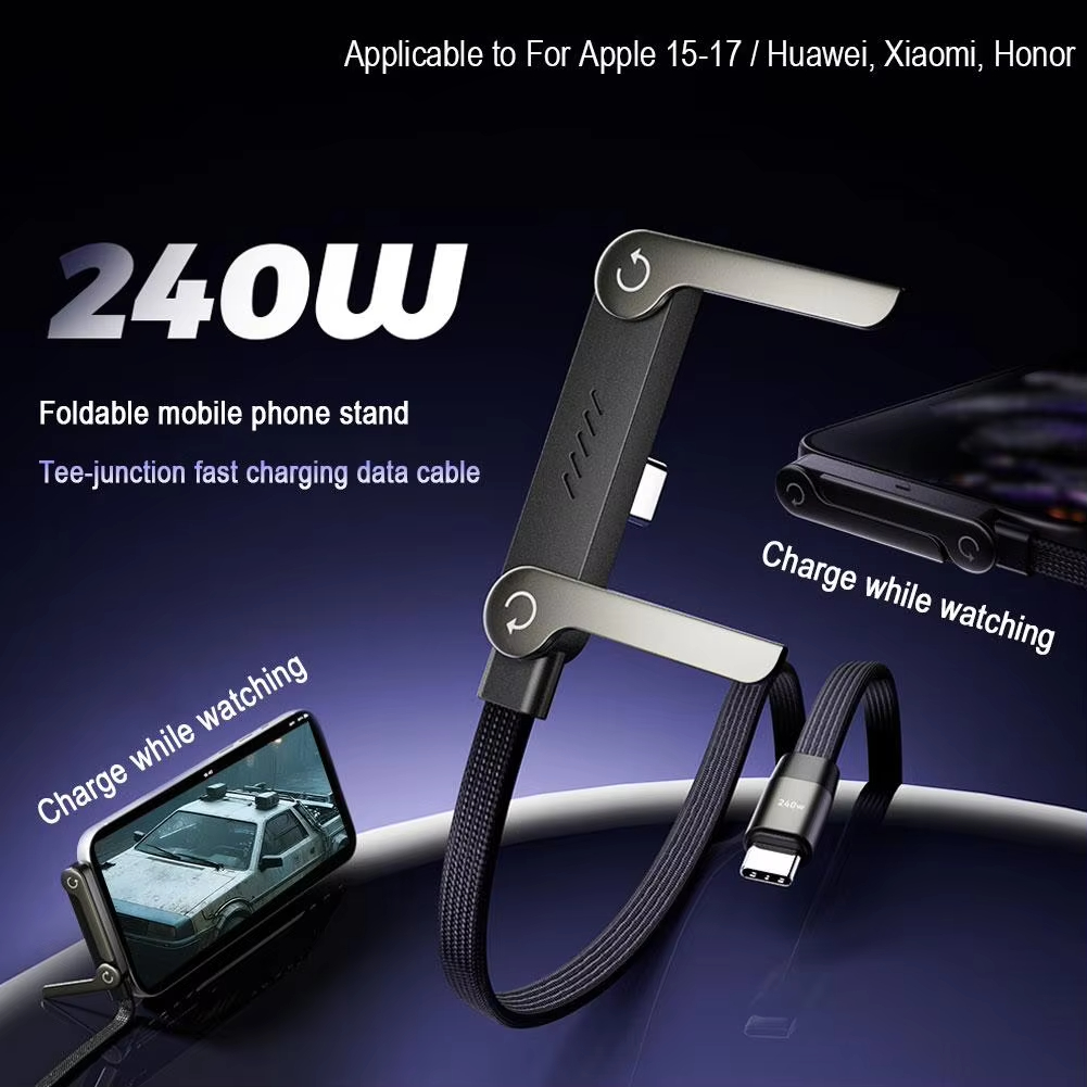 Gaming Console For Your Phone - 240W Stand Charging Cable 2-in-1 with
