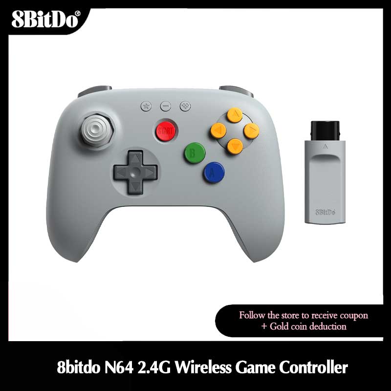 8BitDo N64 2.4G Wireless Gamin - Gaming Console Windows 评论和价格