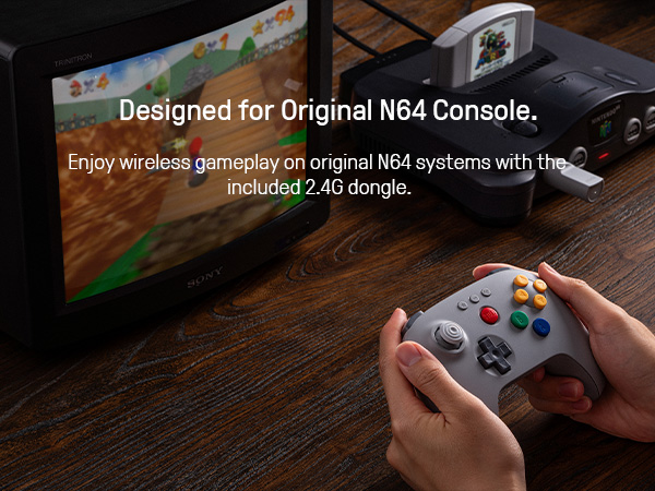 8BitDo N64 2.4G Wireless Gamin - Gaming Console Windows 评论和价格