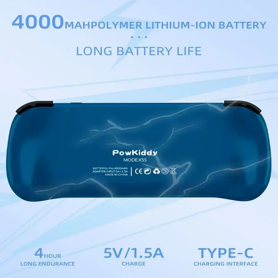 POWKIDDY X55 Handheld Game Con - Gaming Console Windows 评论和价格