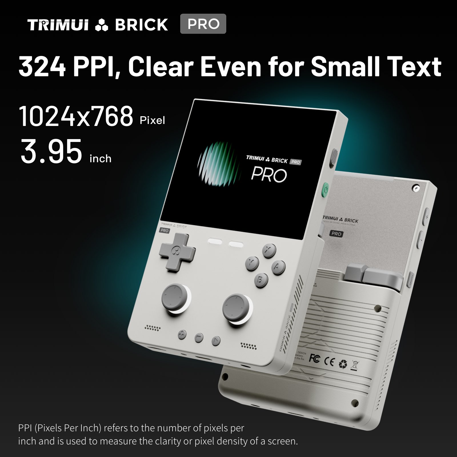 TRIMUI BRICK PRO Handheld Game - Gaming Console Chinese 评论和价格