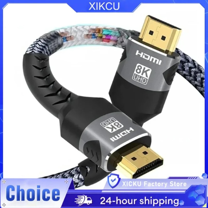 Braided 8K HDMI 2.1 Cable High - Gaming Console Definition 评论和价格