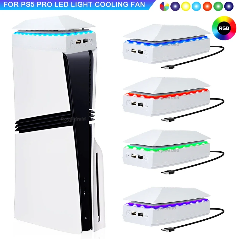 Top Cooling Fan for PS5 PRO To - Gaming Console Stand 评论和价格