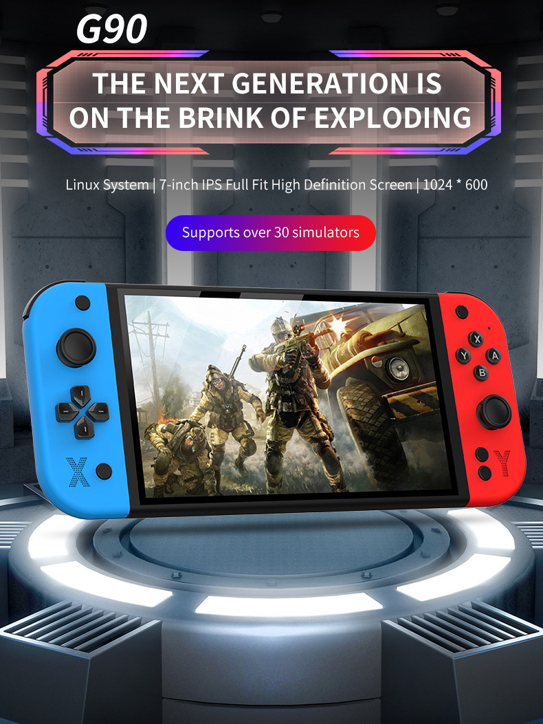 G90 Portable Gaming Handheld S - Gaming Console In Chinese 评论和价格