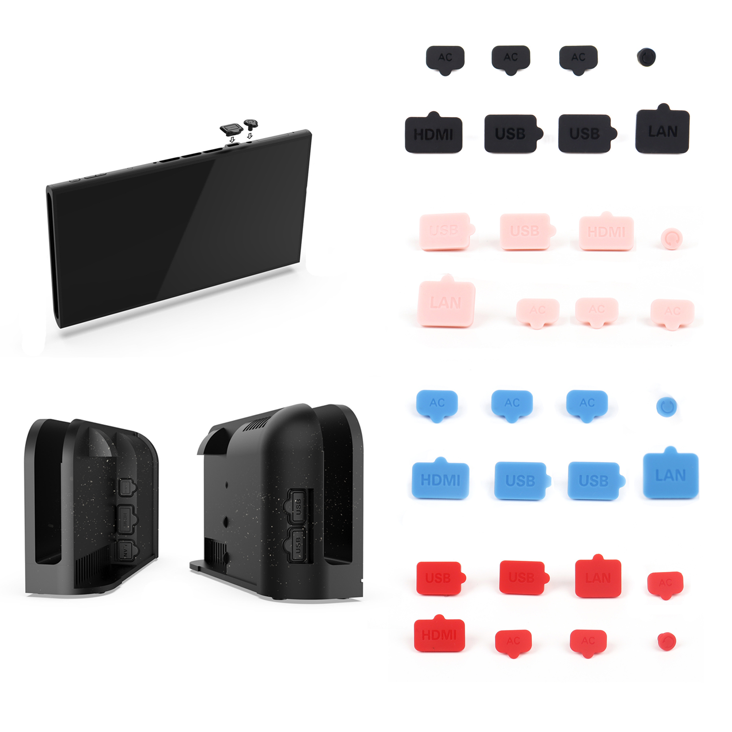 Anti-Dust Plug Silicone USB HD - Gaming Console Nintendo Switch 2 评论和价格