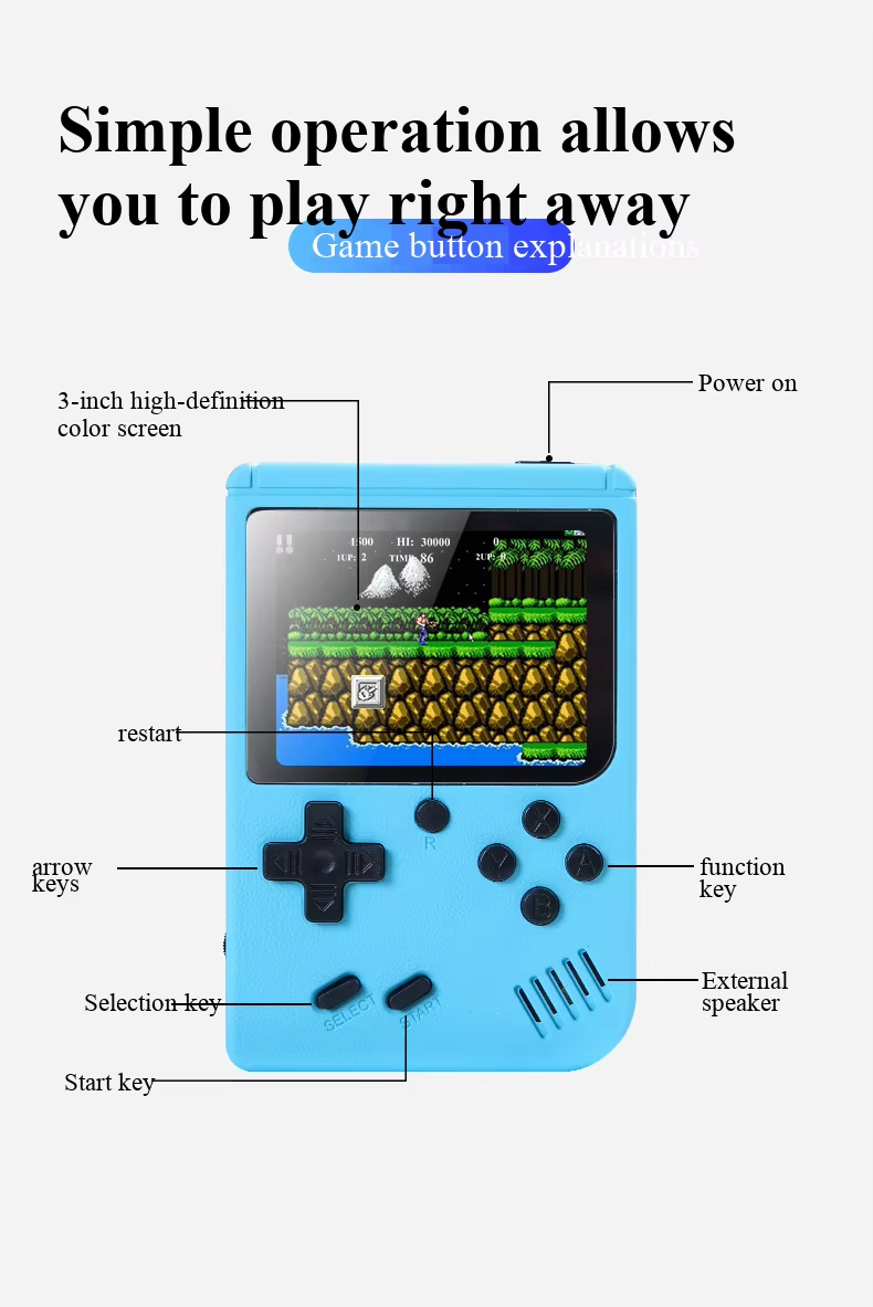 400 In 1 MINI Games Handheld G - Gaming Console In Chinese 评论和价格