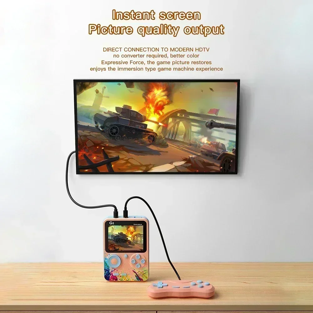 Portable Macaron Color G5 Hand - Gaming Console Under 500 评论和价格