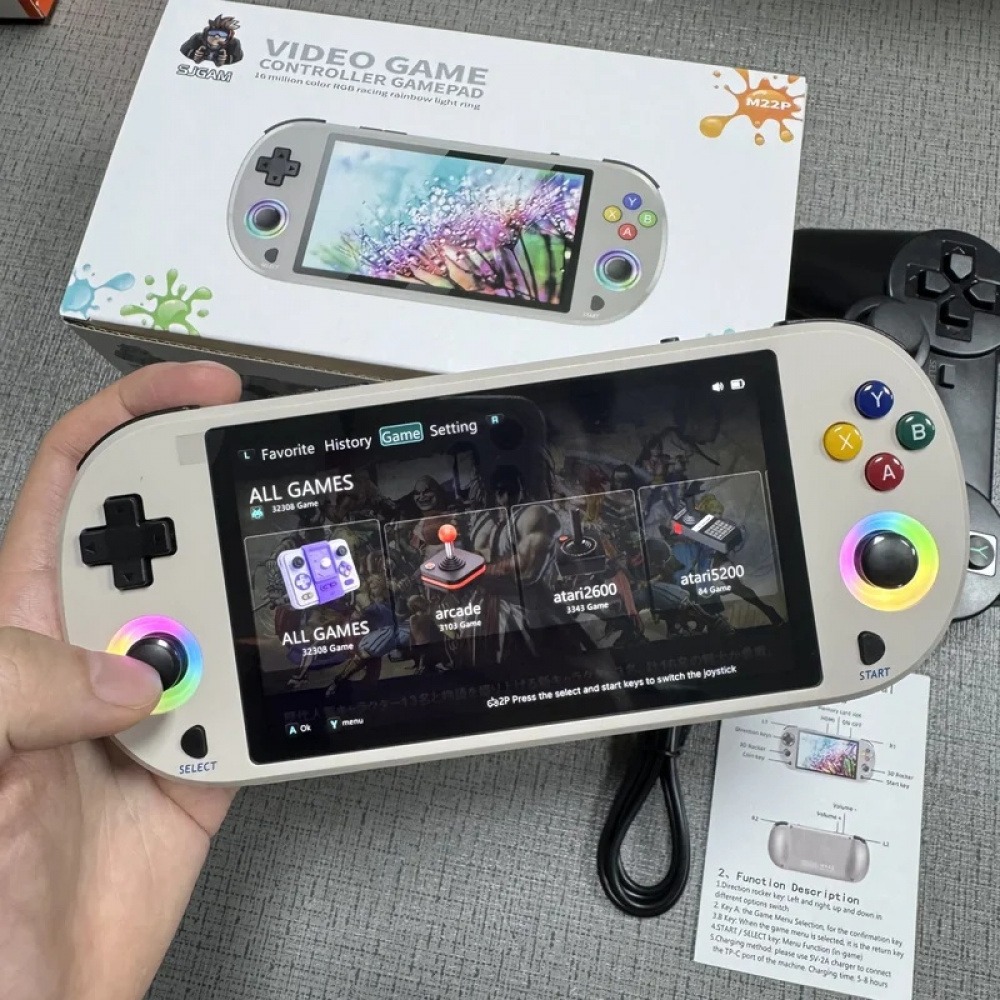 M22 Pro Retro Handheld Game Co - Gaming Console Under 500 评论和价格