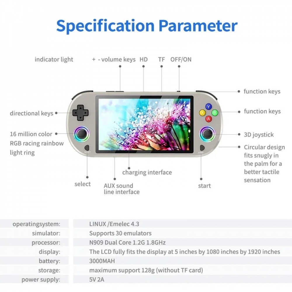 M22 Pro Retro Handheld Game Co - Gaming Console Under 500 评论和价格