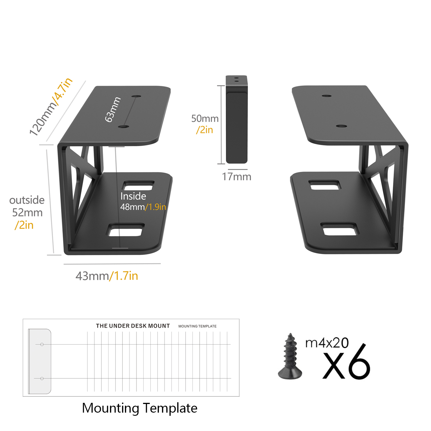 Under Desk Laptop/Mini PC Stor - Gaming Console Stand 评论和价格