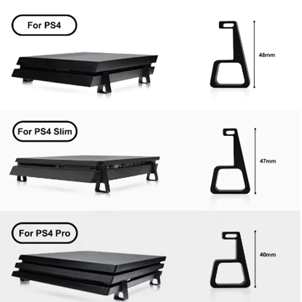 1Set For PS4 Slim Pro Feet Sta - Gaming Console Stand 评论和价格