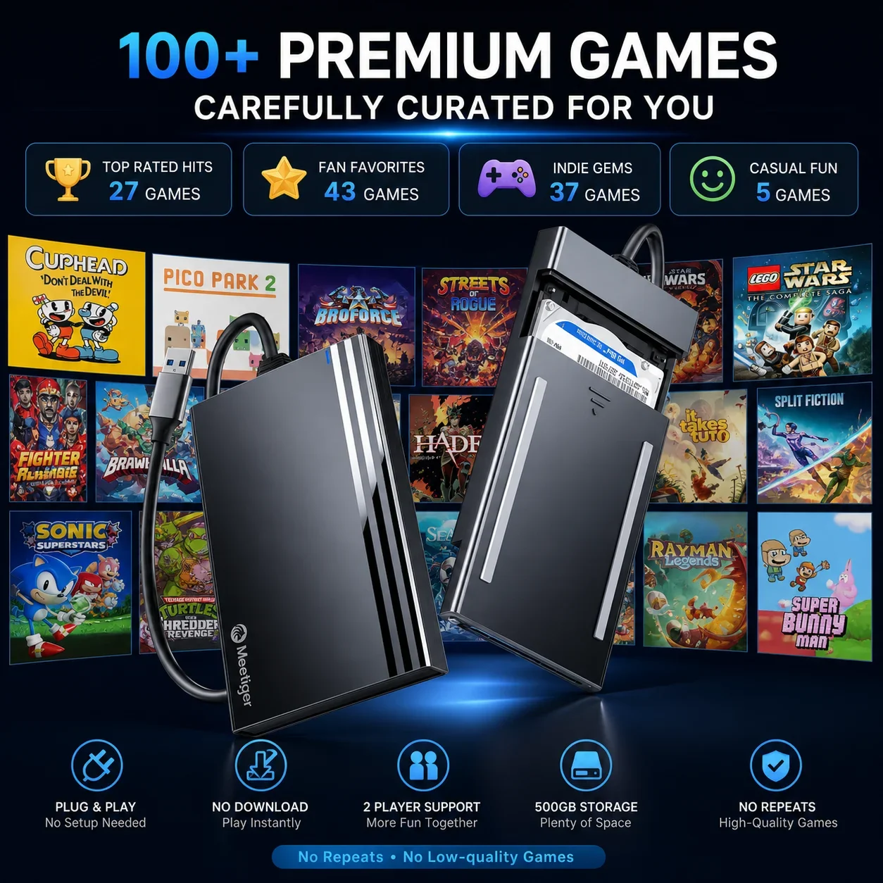 ZieBuddy 500GB Gaming Console  - Gaming Console Windows 评论和价格