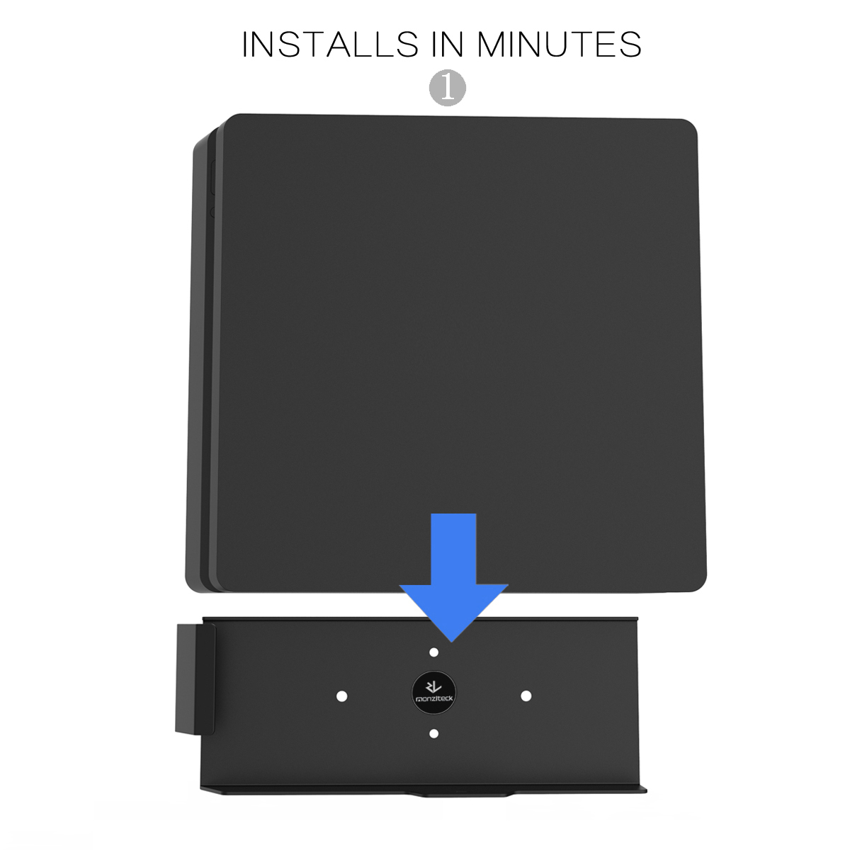Monzlteck Wall Mount For PS4 S - Gaming Console Stand 评论和价格