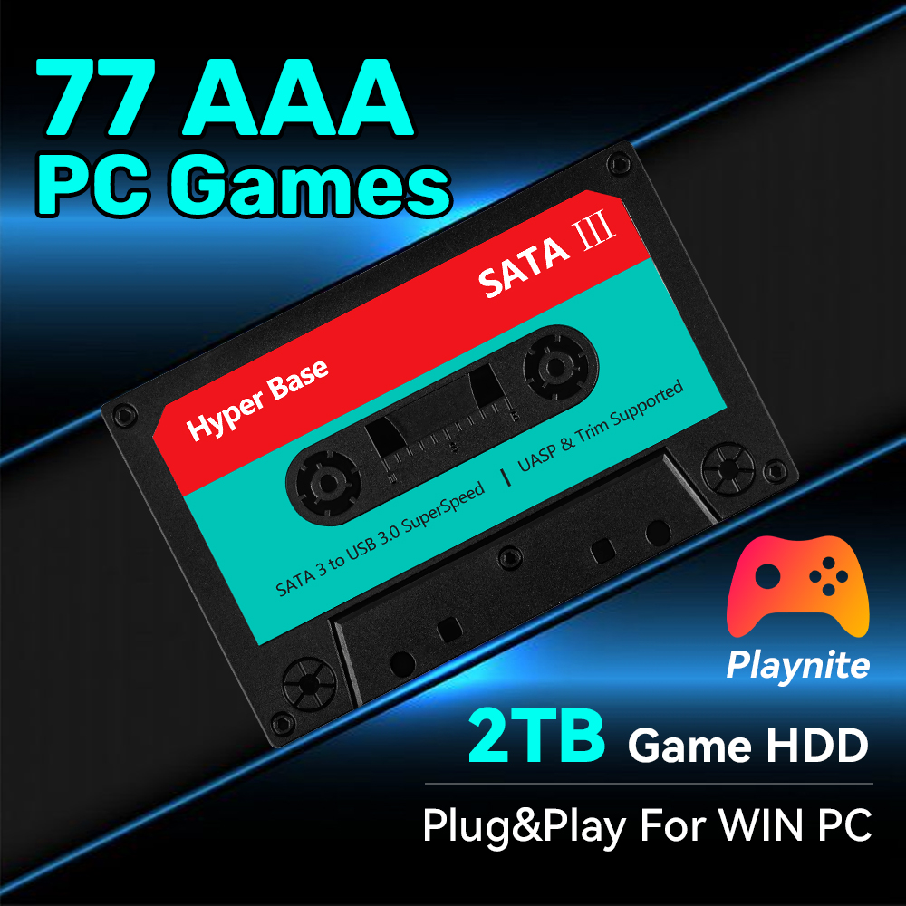 2TB Game Hard Drive With 77 PC - Gaming Console Chinese 评论和价格