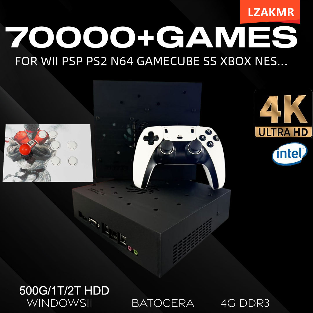 Retro Gaming Console 70000+ Ga - Gaming Console Windows 评论和价格