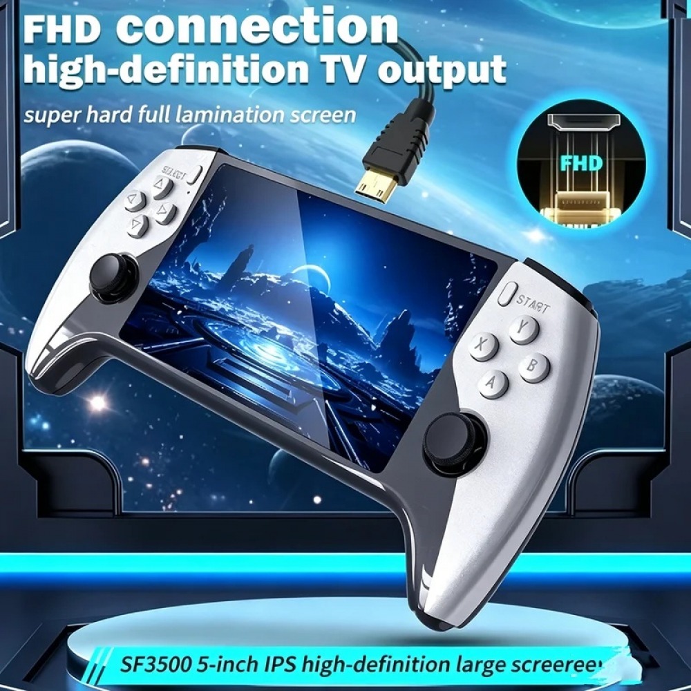 SF3500 5 inch Handheld Game Co - Gaming Console Retro 评论和价格