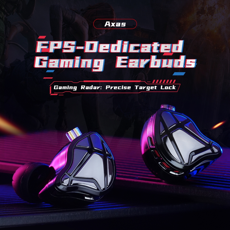  KZ Axas FPS Gaming IEM Headp - Gaming Console For Your Phone 评论和价格